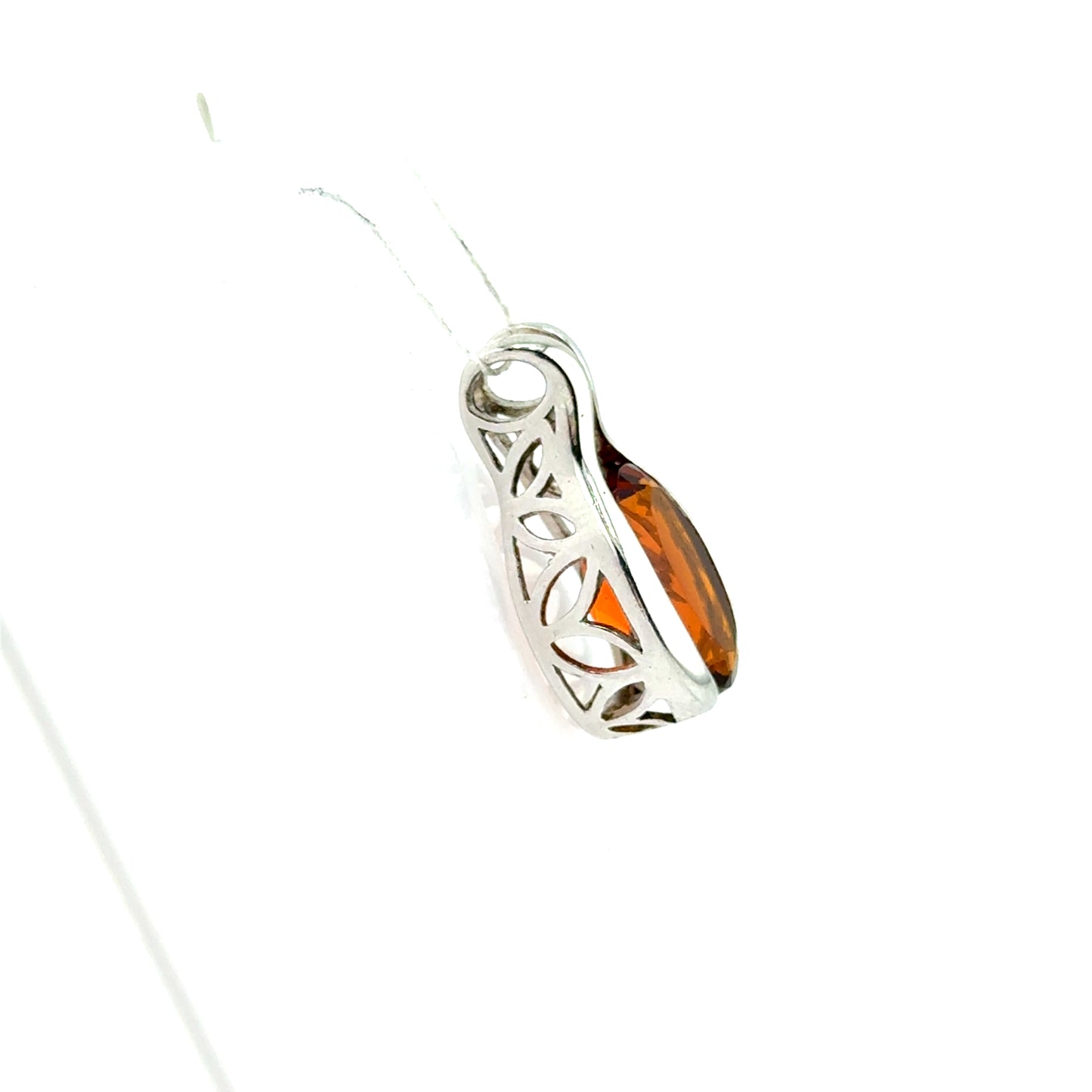 Dije de Citrino en Plata