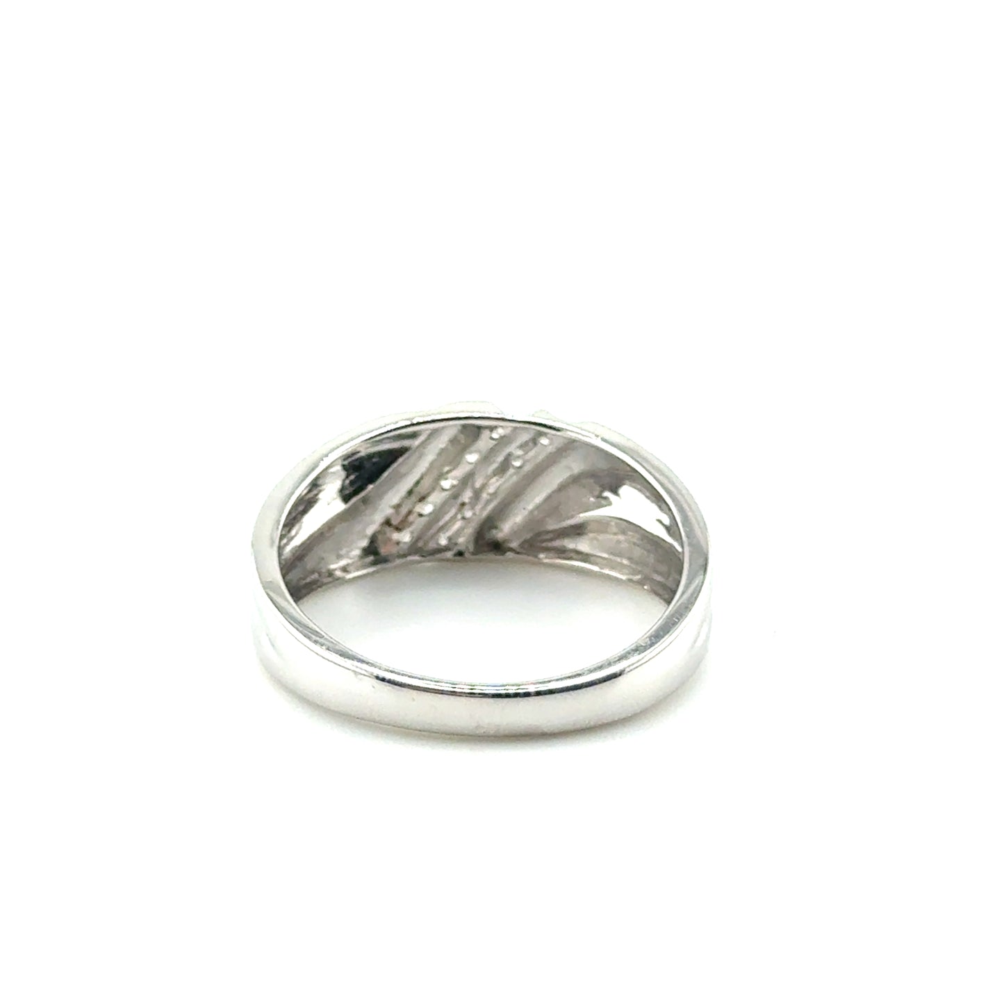 Anillo (de hombre) en Plata con Diamantes