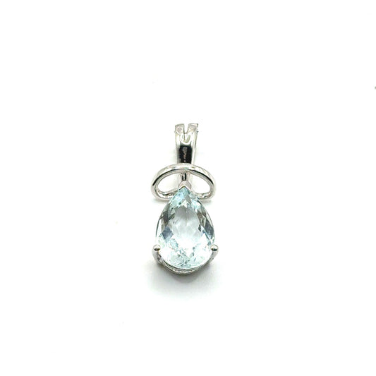 Dije de Aguamarina en Plata 925 (3.5cts)