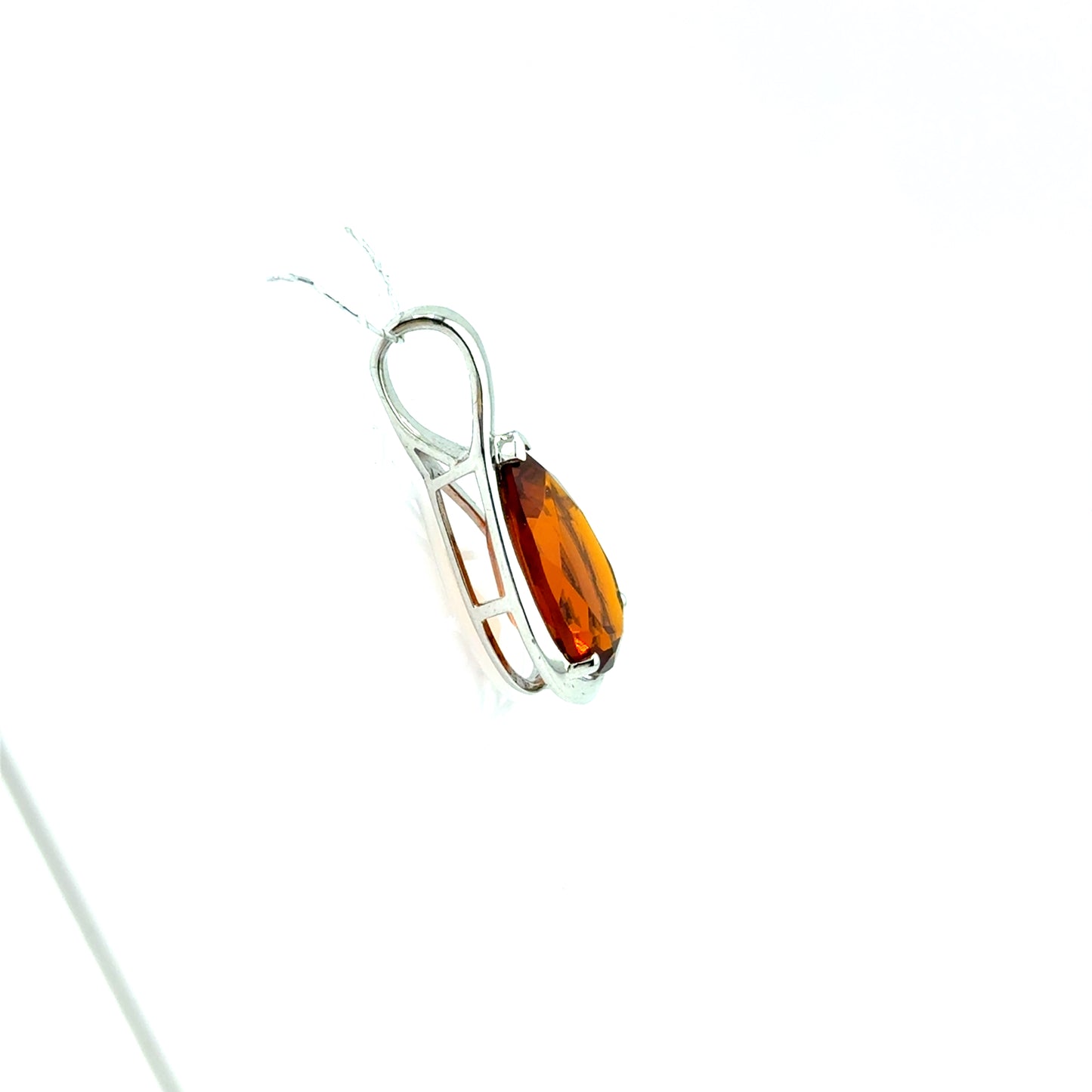 Dije de Citrino en Plata