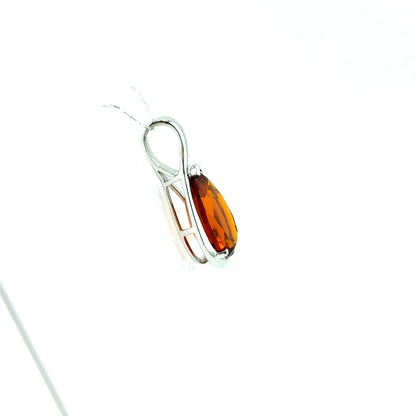 Dije de Citrino en Plata