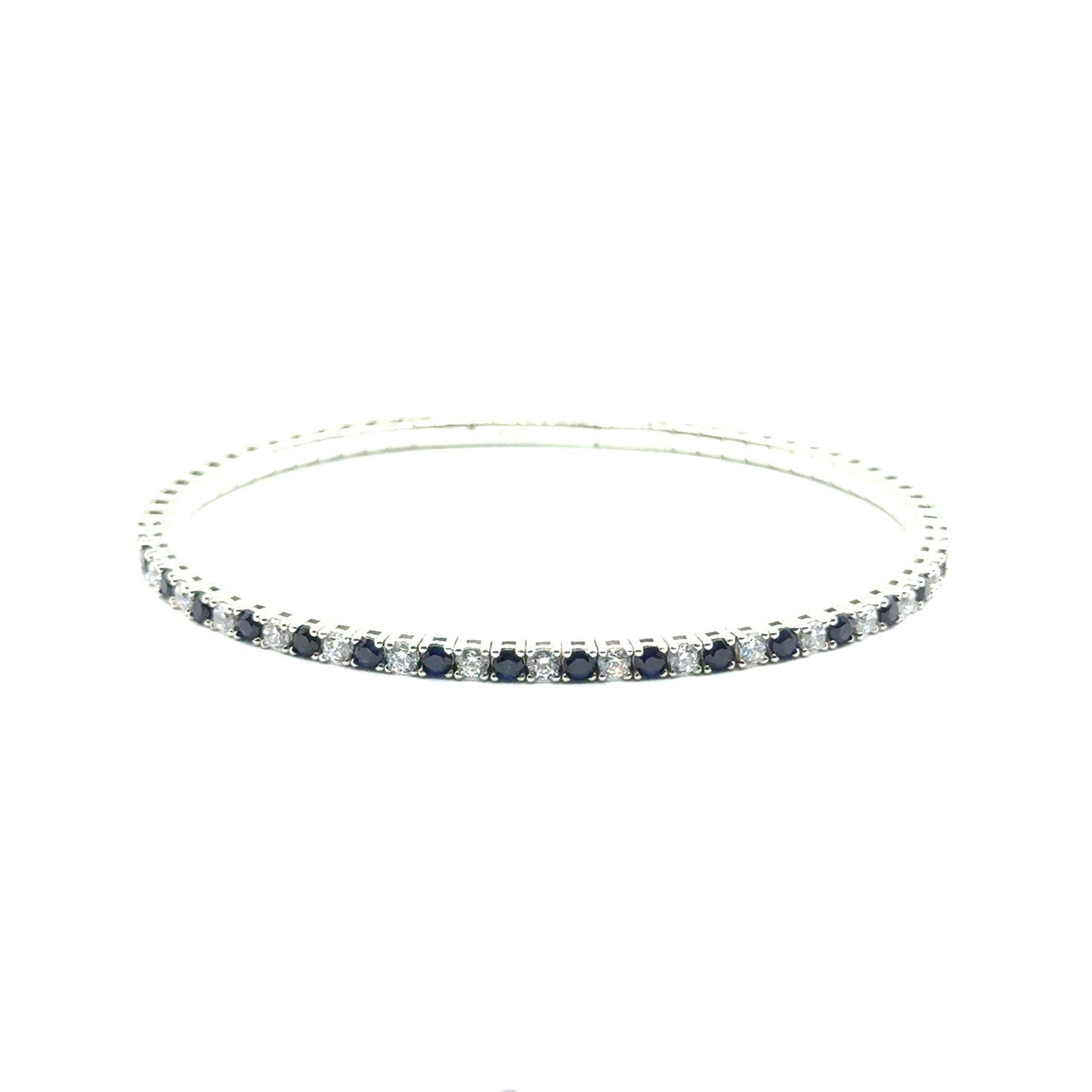 Caña Flexible de Zafiro en Plata 925 (2.0cts)