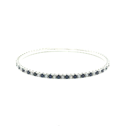 Caña Flexible de Zafiro en Plata 925 (2.0cts)