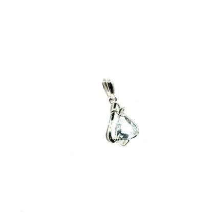 Dije de Aguamarina en Plata 925 (1.2cts)