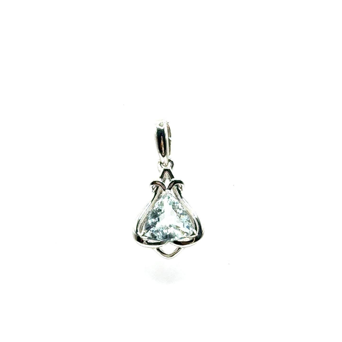 Dije de Aguamarina en Plata 925 (1.2cts)