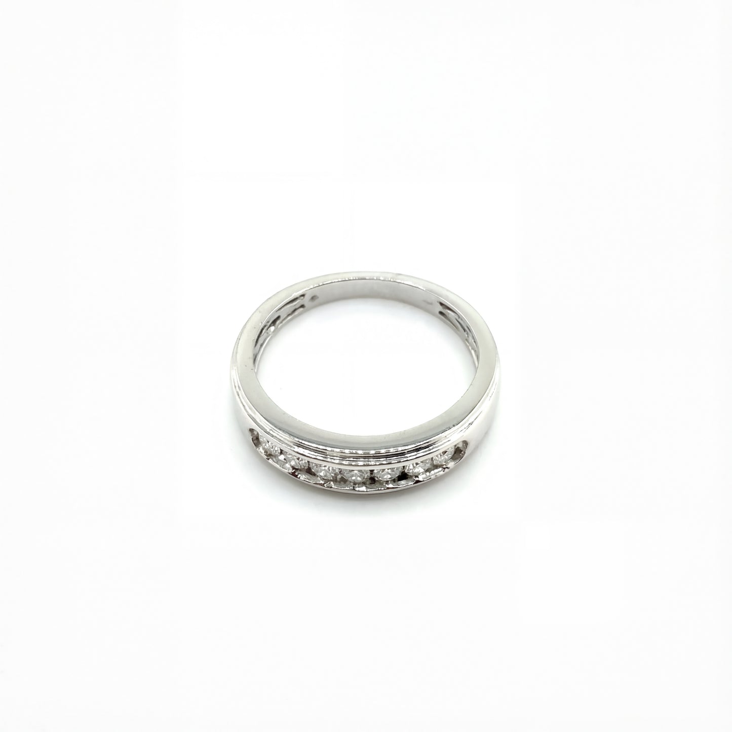 Anillo de Hombre con Diamante Laboratorio en Plata