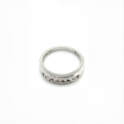 Anillo de Hombre con Diamante Laboratorio en Plata