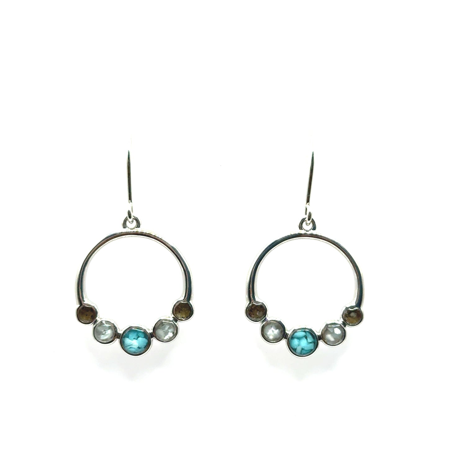 Five Tides Earrings (Aretes de 5 Mareas)