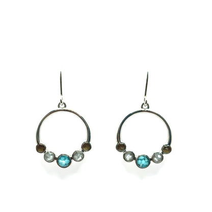 Five Tides Earrings (Aretes de 5 Mareas)