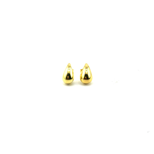 Aretes (gota) en Plata (baño de oro)