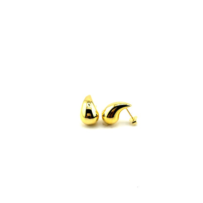 Aretes (gota) en Plata (baño de oro)