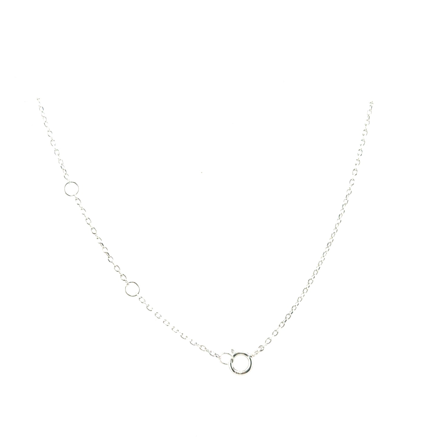 Collar Cruz (madre de perla) en Plata