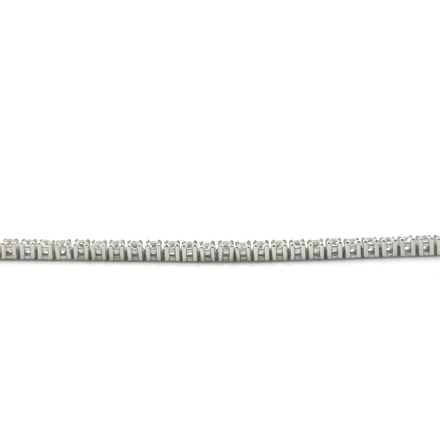 Pulsera Tennis con Circones en Plata