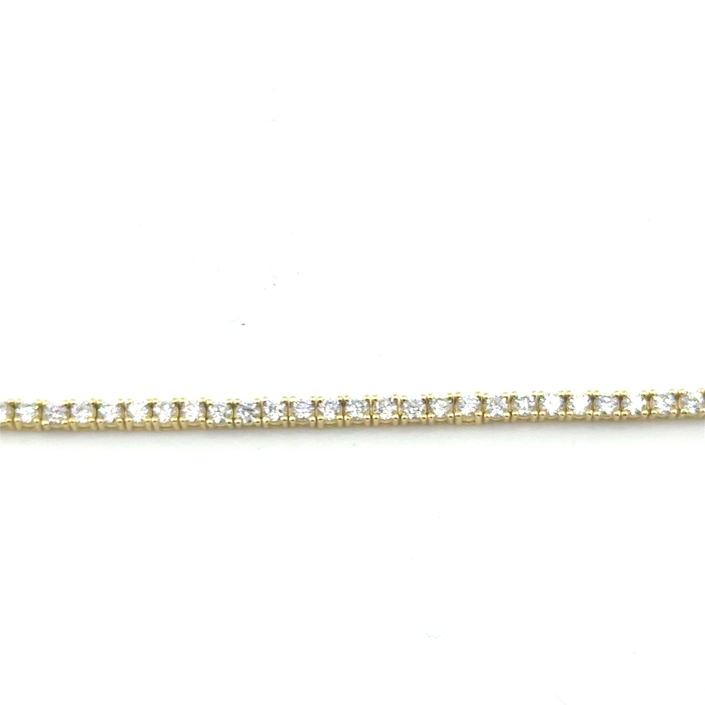 Pulsera Tennis con Circones en Plata (2.5mm)