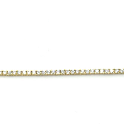 Pulsera Tennis con Circones en Plata (2.5mm)