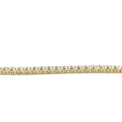 Pulsera Tennis con Circones en Plata (4.0mm)