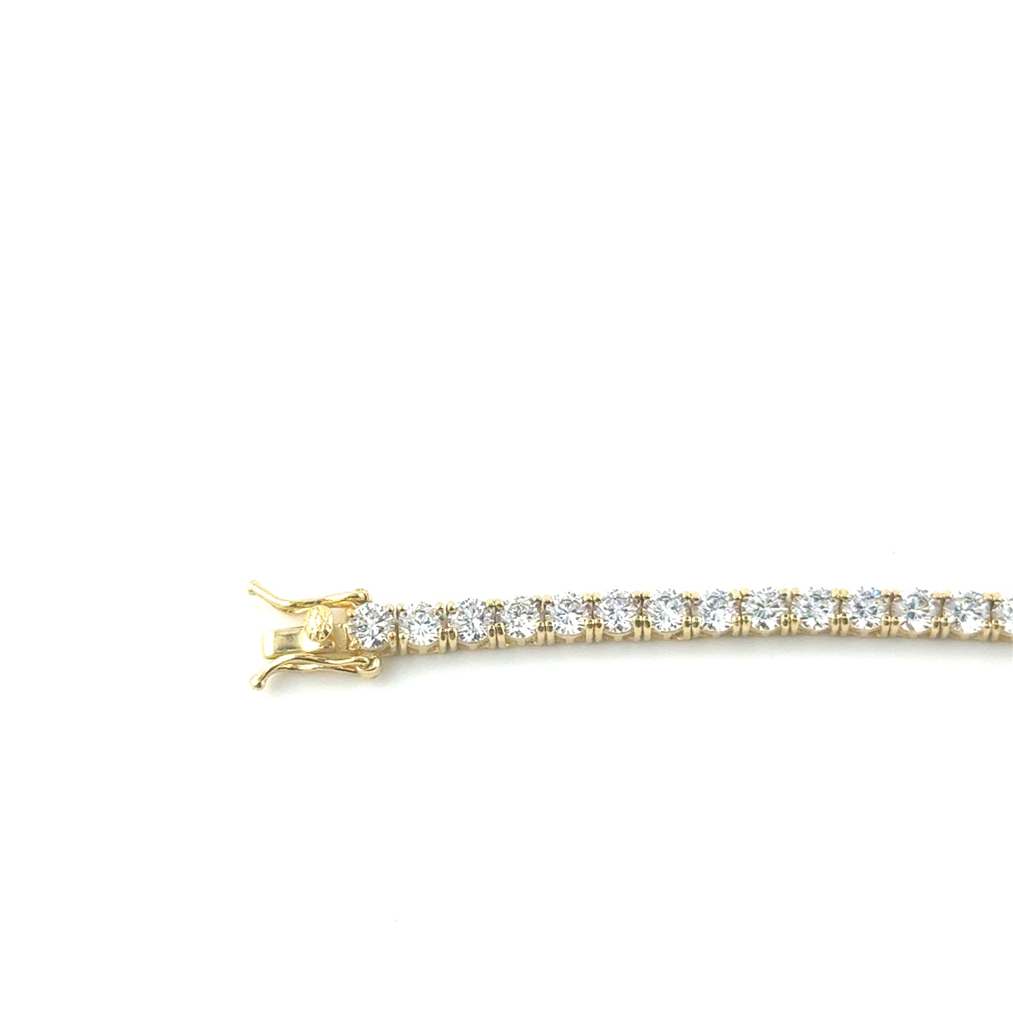 Pulsera Tennis con Circones en Plata (4.0mm)