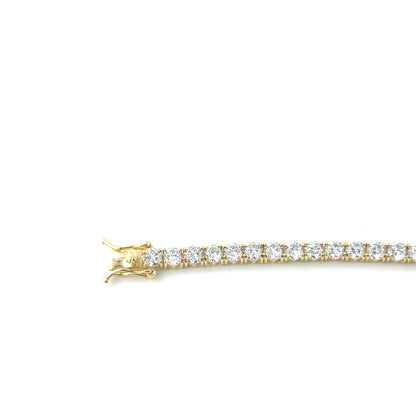 Pulsera Tennis con Circones en Plata (4.0mm)