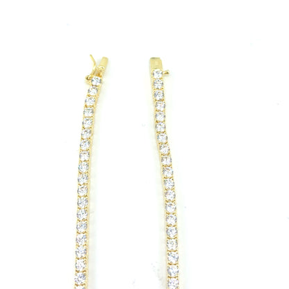 Collar Tennis con Circones en Plata (3.0mm)