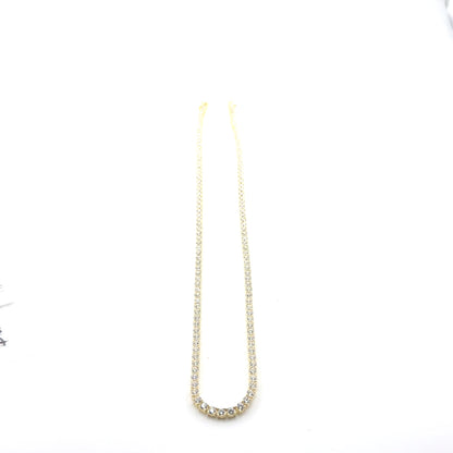 Collar Tennis con Circones en Plata (3.0mm)