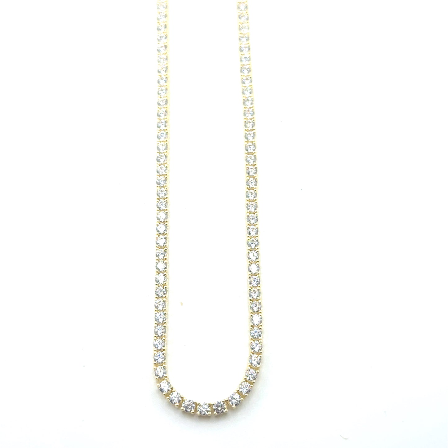 Collar Tennis con Circones en Plata (3.0mm)