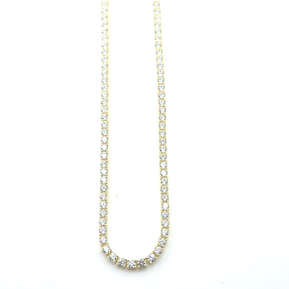 Collar Tennis con Circones en Plata (3.0mm)