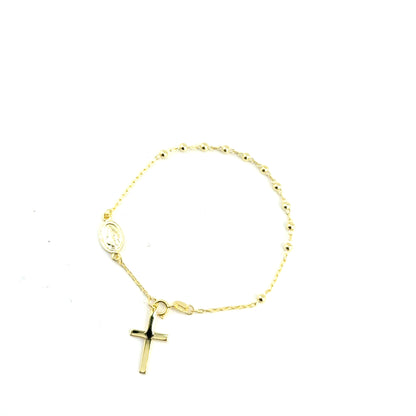 Pulsera Rosario en Plata
