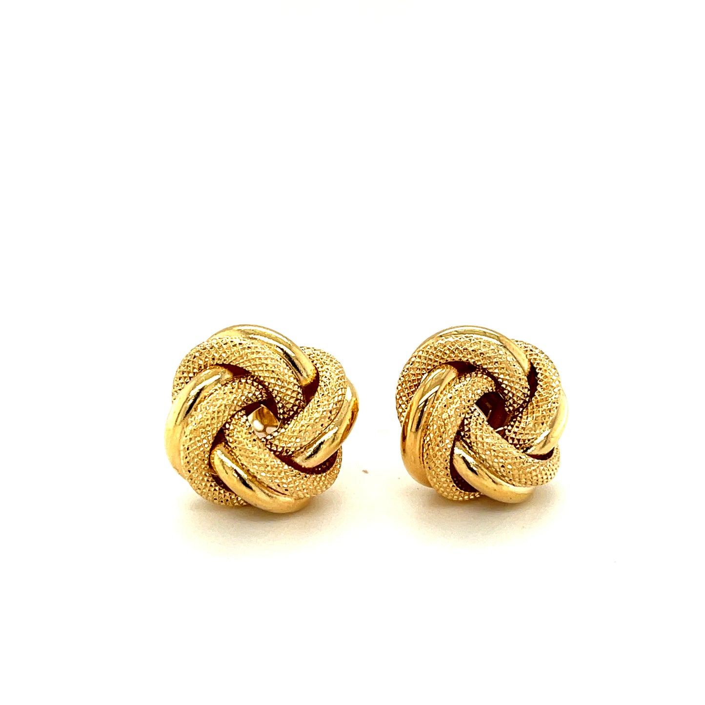 Aretes Nudo (grande) en Oro