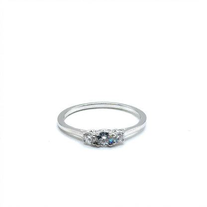 Anillo de Diamante de Laboratorio en Plata 925
