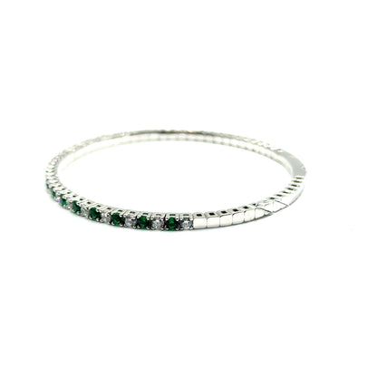 Caña Flexible de Zafiro en Plata 925 (2.0cts)