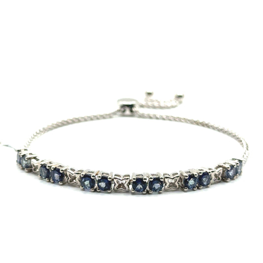 Pulsera de Tanzanita en Plata 925 (2.1cts)