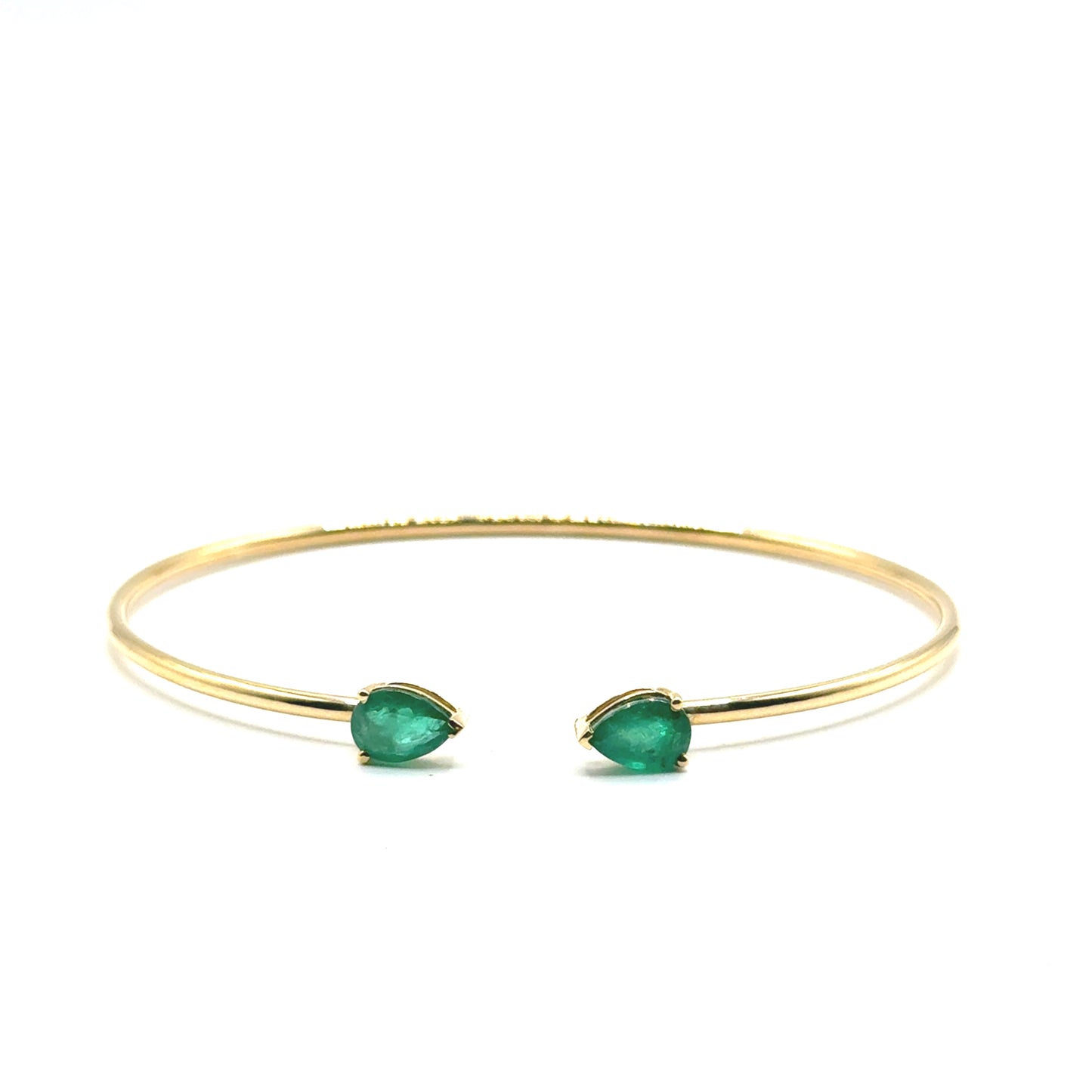 Caña de Esmeralda en Oro 18K