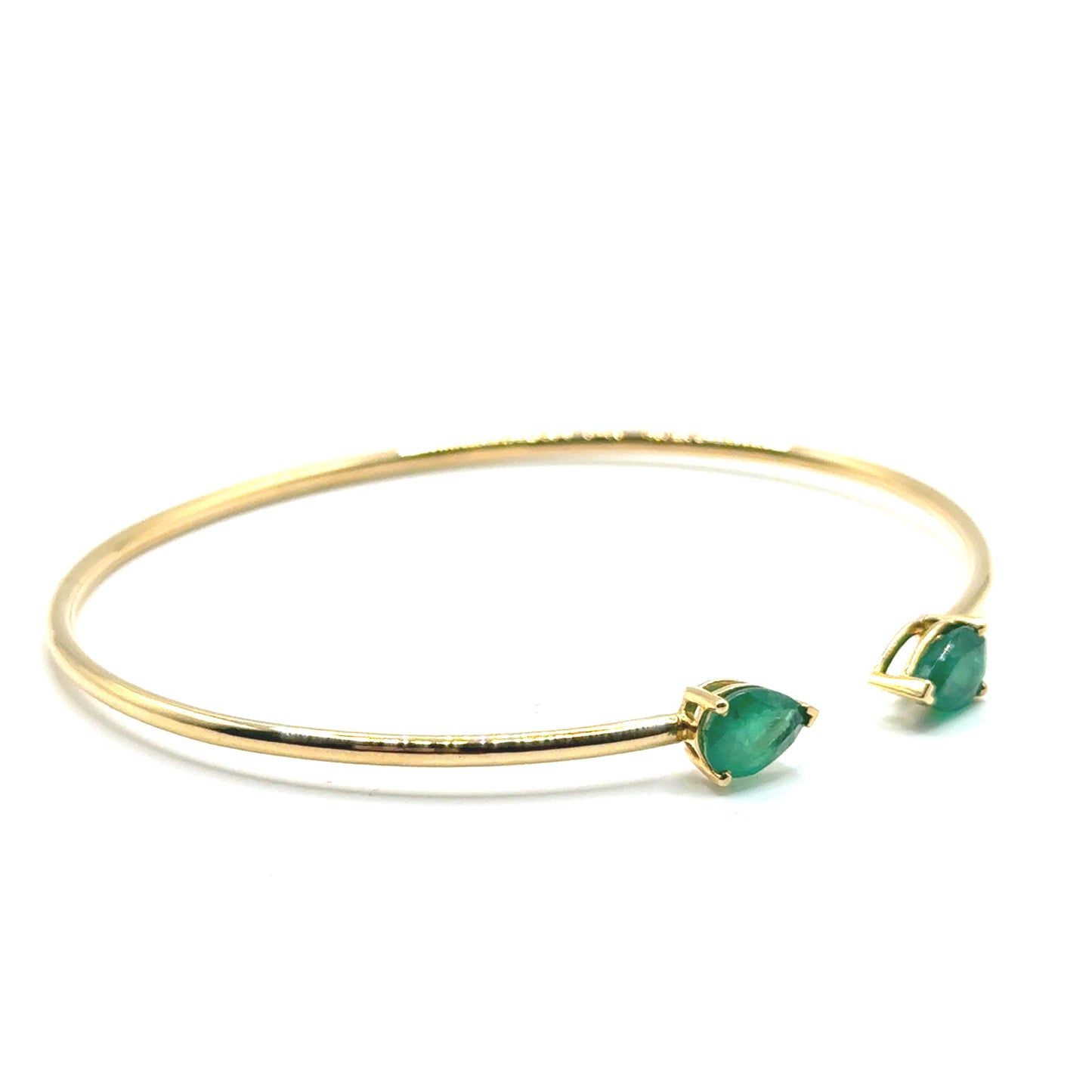 Caña de Esmeralda en Oro 18K