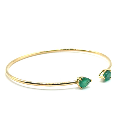 Caña de Esmeralda en Oro 18K