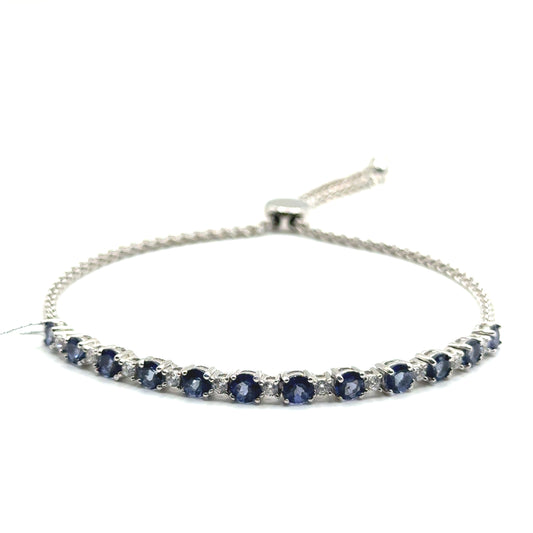 Pulsera de Tanzanita en Plata 925 (2.1cts)