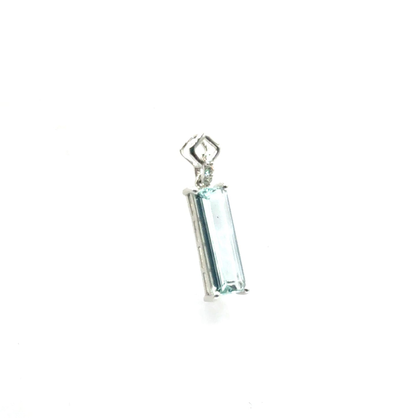 Dije de Aguamarina en Plata 925 (2.1cts)