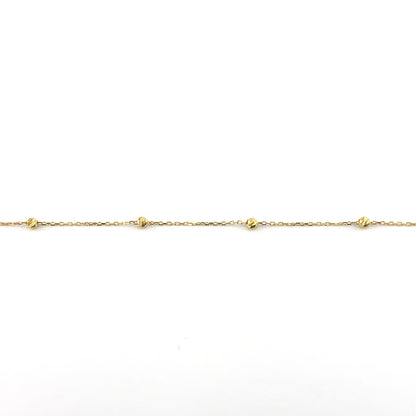 Pulsera (bolita) en Oro 10K