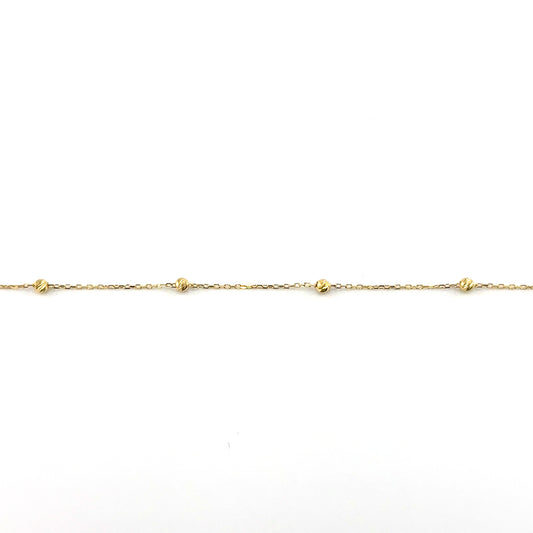 Pulsera (bolita) en Oro 10K
