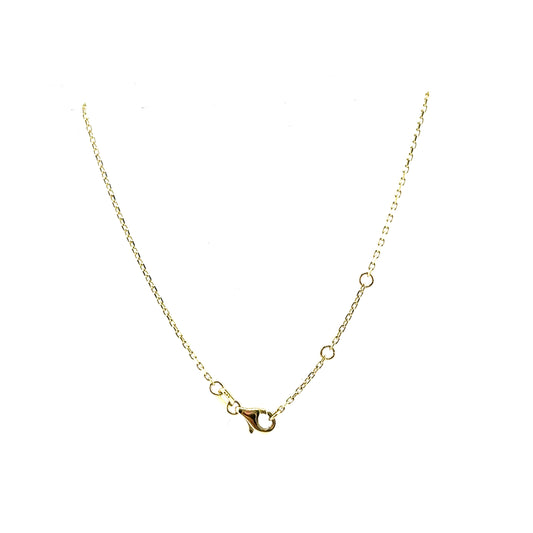 Collar Trebol (dorado) en Oro 10K