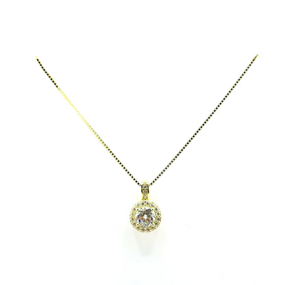 Dije de Moissanita con Caden en Plata