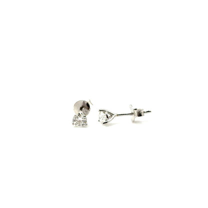 Aretes de Moissantia en Plata