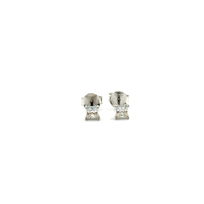 Aretes de Moissanita en Plata (0.60cts)