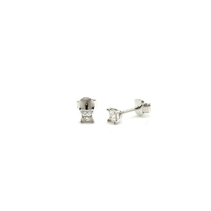 Aretes de Moissanita en Plata (0.60cts)