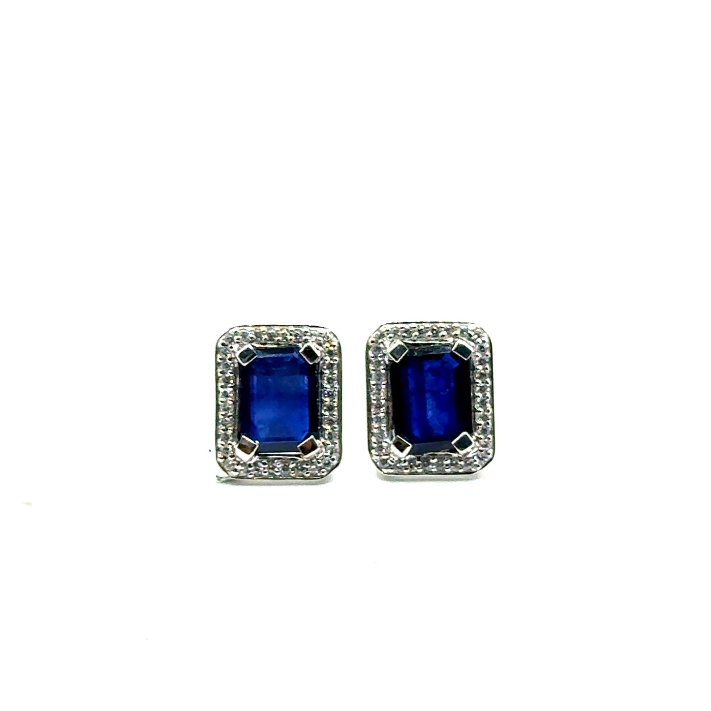 Aretes de Zafiro en Plata 925 (2.6cts)