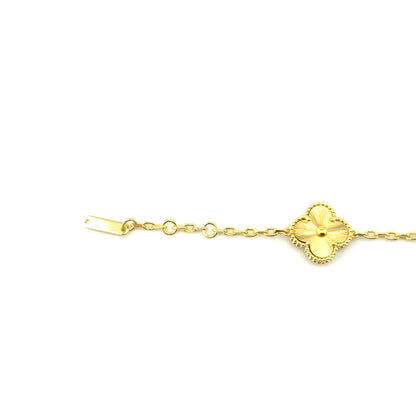 Pulsera (trébol) en Plata