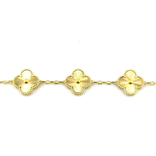 Pulsera (trébol) en Plata
