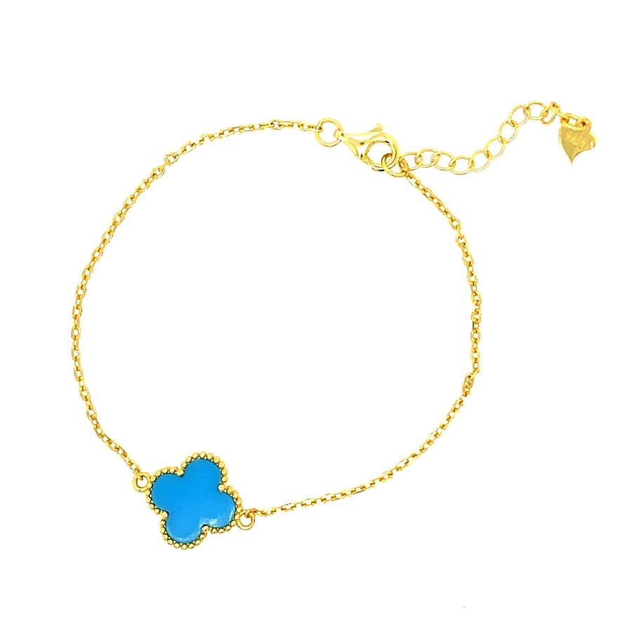 Pulsera Trebol en Plata 925