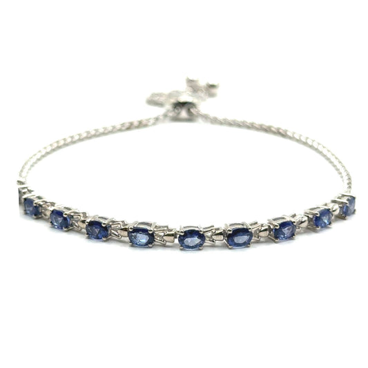 Pulsera de Tanzanita en Plata 925 (1.6cts)