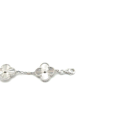 Pulsera (trébol) en Plata