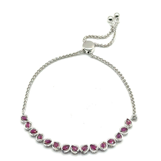 Pulsera de Rubí en Plata 925 (1.7cts)